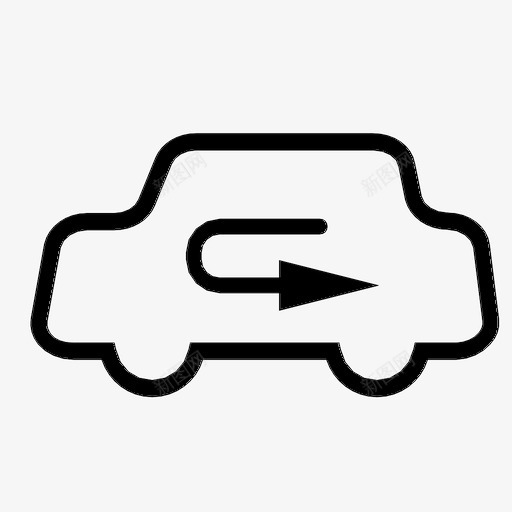汽车加热空气汽车图标svg_新图网 https://ixintu.com 仪表板 再循环 汽车 汽车加热 空气