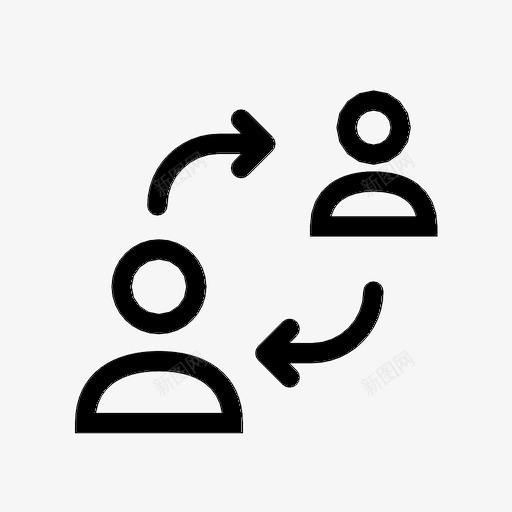 用户交换机帐户更改图标svg_新图网 https://ixintu.com 交换 帐户 更改 用户交换机 用户和用户设置行