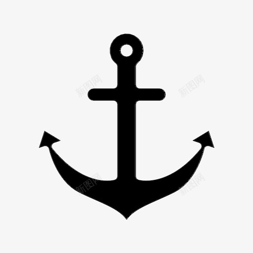 锚老派帆图标svg_新图网 https://ixintu.com 帆 海 纹身 老派 锚