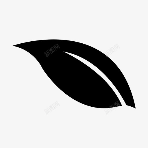 叶绿叶植物和树木图标svg_新图网 https://ixintu.com 叶 植物和树木 绿叶
