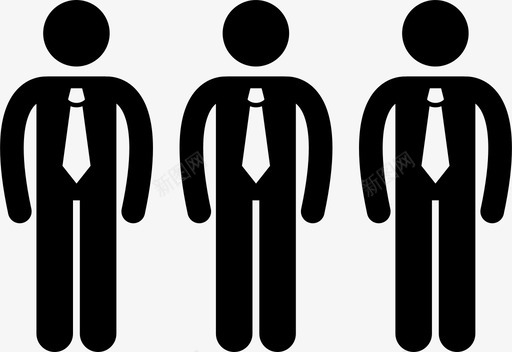 三个商人公司团体图标svg_新图网 https://ixintu.com 三个商人 人 公司 商人人数 团体 职员