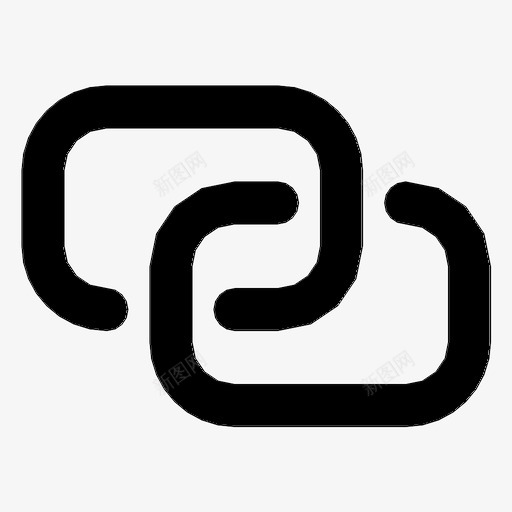 热点链连接图标svg_新图网 https://ixintu.com 个人热点 热点 连接 链 链接