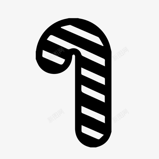 糖果圣诞树圣诞节图标svg_新图网 https://ixintu.com 圣诞树 圣诞节 糖果