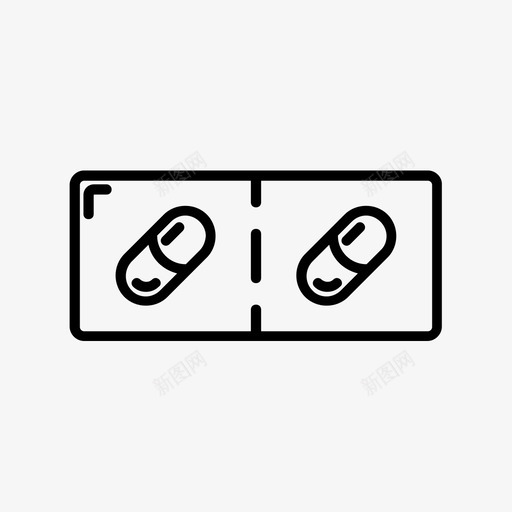 药片药物健康图标svg_新图网 https://ixintu.com 健康 药片 药物