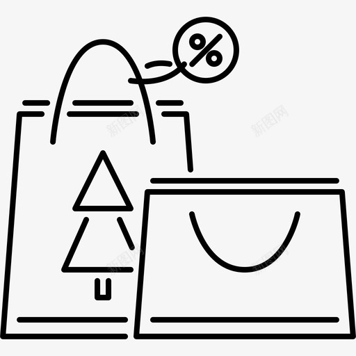 圣诞节大减价假日新年图标svg_新图网 https://ixintu.com 假日 冬季 圣诞节大减价 圣诞节概要2 新年