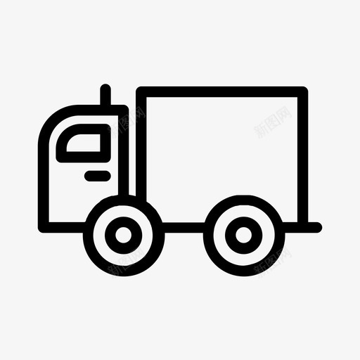 送货车骑乘运输图标svg_新图网 https://ixintu.com 运输 送货车 骑乘
