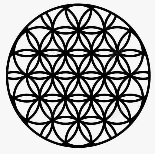 生命之花嬉皮士神圣的图标svg_新图网 https://ixintu.com 嬉皮士 生命之花 神圣的 精神的