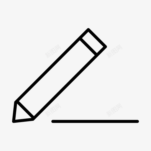 写作文章写作铅笔图标svg_新图网 https://ixintu.com 作家 写作 文章写作 流行 铅笔