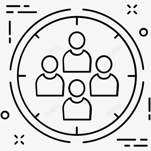 管理层员工人力资源图标svg_新图网 https://ixintu.com 人力资源 员工 团队负责人 杂项图标1 管理层 领导
