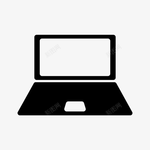 笔记本电脑macbook上网本图标svg_新图网 https://ixintu.com macbook 上网本 家用电器 笔记本电脑