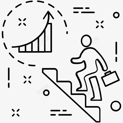 晋升职业工作晋升图标svg_新图网 https://ixintu.com 工作晋升 晋升 杂项图标1 职业 进步