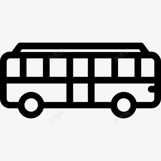 旅游巴士长途汽车公共汽车图标svg_新图网 https://ixintu.com 交通工具 交通线路图标 公共汽车 旅游巴士 长途汽车