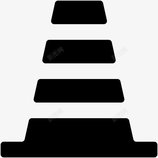 交通锥锥销施工锥图标svg_新图网 https://ixintu.com 交通锥 交通锥销 施工锥 网络和用户界面字体图标 道路锥 锥销