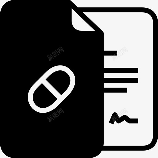 药方文件药图标svg_新图网 https://ixintu.com 恶心的医学字形 文件 药 药方 页