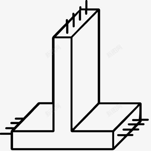 钢筋混凝土建筑钢图标svg_新图网 https://ixintu.com 建筑 混凝土墙 钢 钢筋混凝土