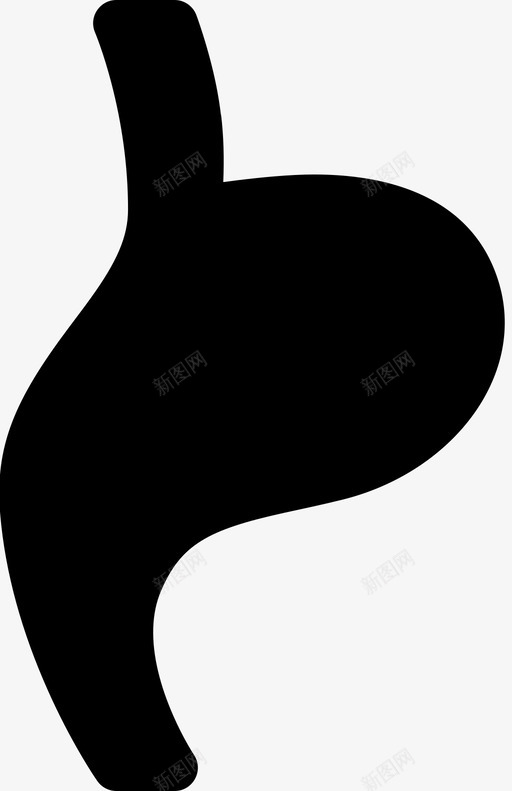 胃解剖消化图标svg_新图网 https://ixintu.com 人 器官 消化 消化系统 胃 药物填充 解剖