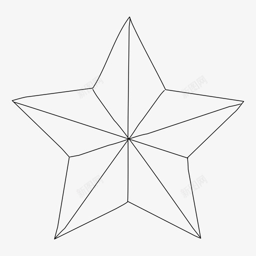 圣诞星假日冬天图标svg_新图网 https://ixintu.com 假日 冬天 圣诞快乐 圣诞星 圣诞节