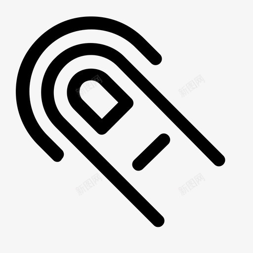 轻触分配手指图标svg_新图网 https://ixintu.com 分配 手势 手指 指向 标记 触摸 轻触