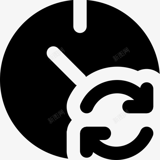 同步秒表通信交互图标svg_新图网 https://ixintu.com smashicons交互mdsolid 交互 同步秒表 界面 通信
