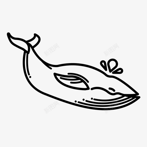 蓝鲸地球行星图标svg_新图网 https://ixintu.com 地球 海洋 蓝鲸 行星 野生动物 阿滕伯勒