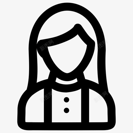 女商人化身美女图标svg_新图网 https://ixintu.com 企业家 化身 女商人 美女