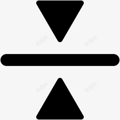 合并箭头折叠图标svg_新图网 https://ixintu.com web和用户界面字体图标 合并 折叠 方向 箭头 设计