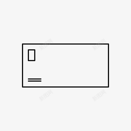 信纸信封标志图标svg_新图网 https://ixintu.com 信封 信纸 标志