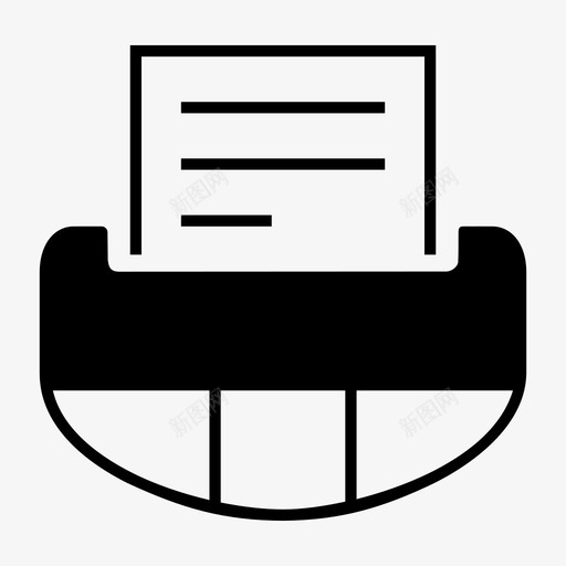 打印机办公室纸张印刷图标svg_新图网 https://ixintu.com 办公室 印刷 印刷机 打印机 纸张印刷