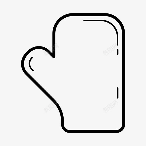 烤箱手套手套厨房手套图标svg_新图网 https://ixintu.com 厨房工具 厨房手套 手套 烤箱手套
