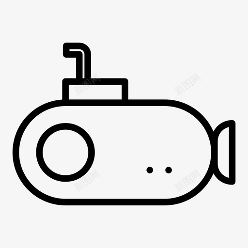 潜艇海军海洋图标svg_新图网 https://ixintu.com 水下 海上 海军 海洋 潜艇 运输