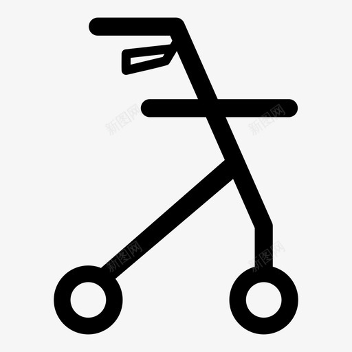 rollatorwalker老人护理医疗保健图标svg_新图网 https://ixintu.com rollatorwalker 医疗保健 移动辅助设备 老人护理