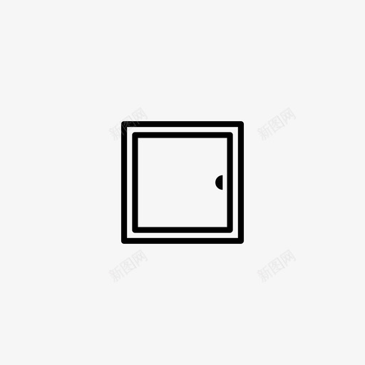 方柜家具宜家图标svg_新图网 https://ixintu.com 力士 宜家 家具 方柜