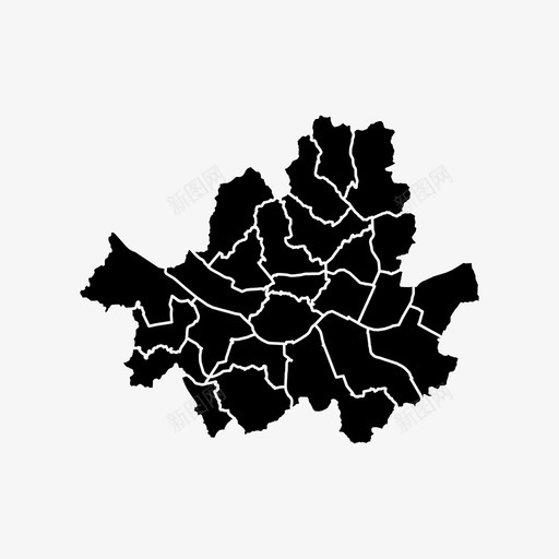 汉城行政区划市地图区图标svg_新图网 https://ixintu.com 区 市地图 市行政区划 汉城行政区划 韩 顾