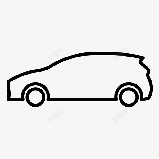 汽车驾驶掀背图标svg_新图网 https://ixintu.com 掀背 汽车 移动 运输 驾驶