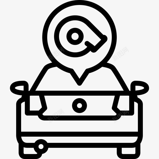 汽车涡轮增压器性能动力图标svg_新图网 https://ixintu.com 动力 大众汽车 大众汽车生活 性能 汽车涡轮增压器