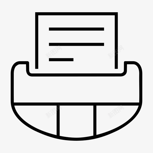 打印机办公室纸张印刷图标svg_新图网 https://ixintu.com 办公室 印刷 印刷机 打印机 纸张印刷