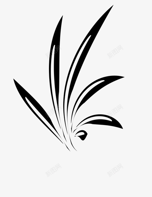 阔叶草花园叶子图标svg_新图网 https://ixintu.com 叶子 植物 花园 藤蔓 阔叶草