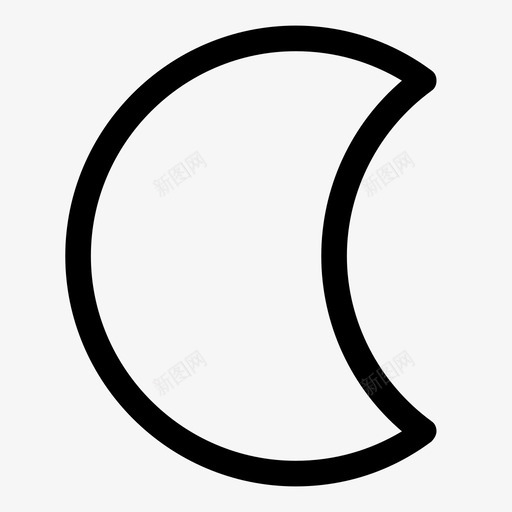 月亮月光卫星图标svg_新图网 https://ixintu.com 卫星 天气 月亮 月光 舞台