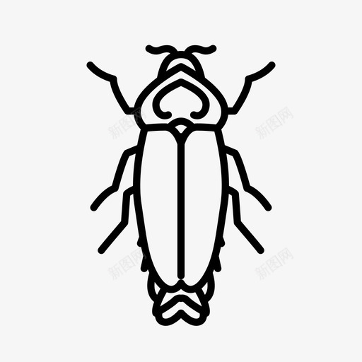 萤火虫动物虫子图标svg_新图网 https://ixintu.com 动物 昆虫 生物 萤火虫 虫子