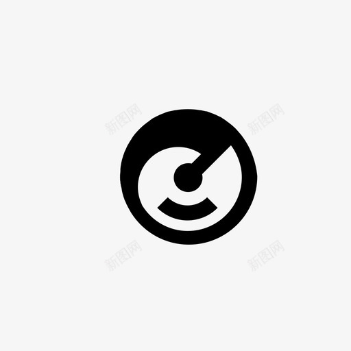 速度表快速仪表图标svg_新图网 https://ixintu.com 仪表 填充图标 快速 秒 秒表 计时器 速度表
