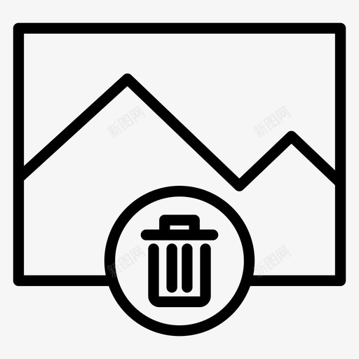 删除图像删除多媒体资料删除照片图标svg_新图网 https://ixintu.com 删除图像 删除多媒体资料 删除照片 占位符