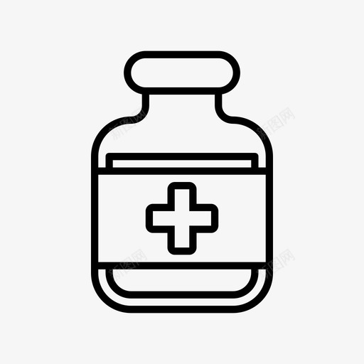 糖浆药护理药物图标svg_新图网 https://ixintu.com 保健 健康 医疗 护理 糖浆药 药物
