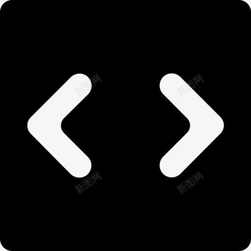 左右箭头方形按钮界面和web图标svg_新图网 https://ixintu.com 左右箭头方形按钮 界面和web