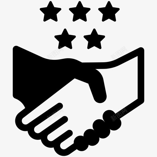 合作伙伴关系商业伙伴关系独家合作关系图标svg_新图网 https://ixintu.com 合作伙伴关系 商业伙伴关系 握手 独家合作关系