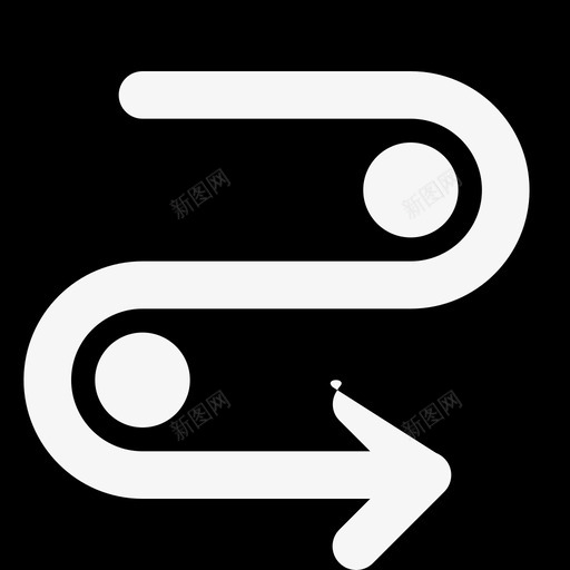 绕行循环箭头方向图标svg_新图网 https://ixintu.com smashicons箭头mdsolid 方向 箭头 绕行循环