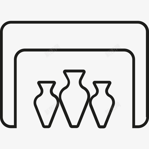 博物馆艺术品博物馆的标志图标svg_新图网 https://ixintu.com 博物馆 博物馆的标志 艺术品