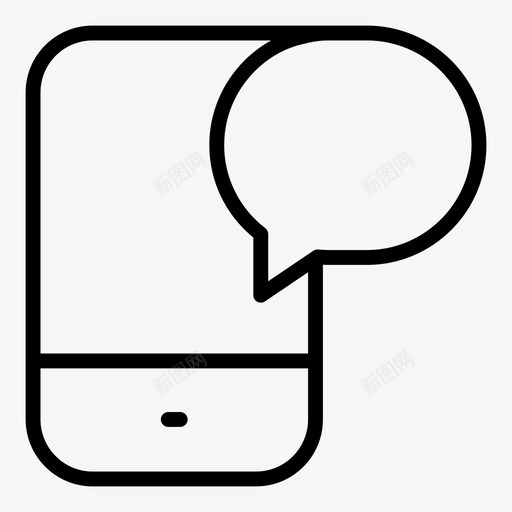 电话留言聊天交谈图标svg_新图网 https://ixintu.com 交谈 电话留言 聊天 通讯信息提纲 通话