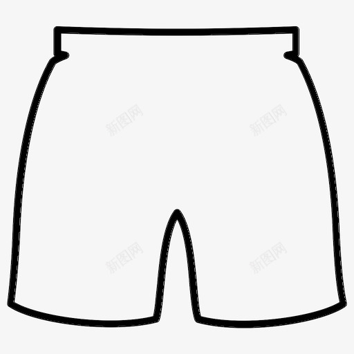 短裤衣服游泳图标svg_新图网 https://ixintu.com 泳裤 游泳 短裤 衣服