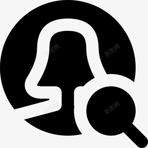 搜索配置文件通信交互图标svg_新图网 https://ixintu.com smashicons交互mdsolid 交互 搜索配置文件 界面 通信