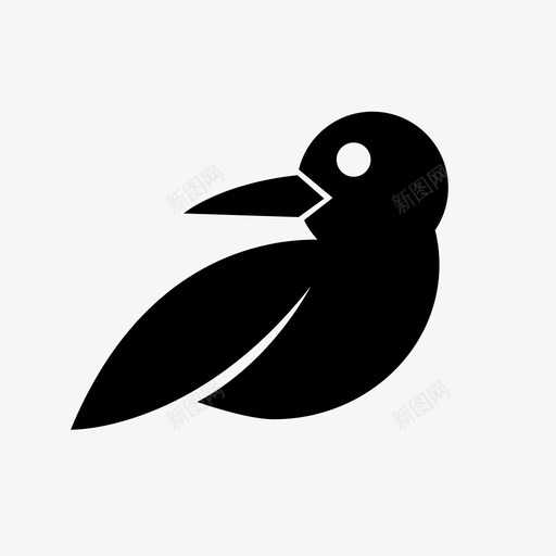 鸟动物生物图标svg_新图网 https://ixintu.com 动物 宠物 生物 苍蝇 鸟